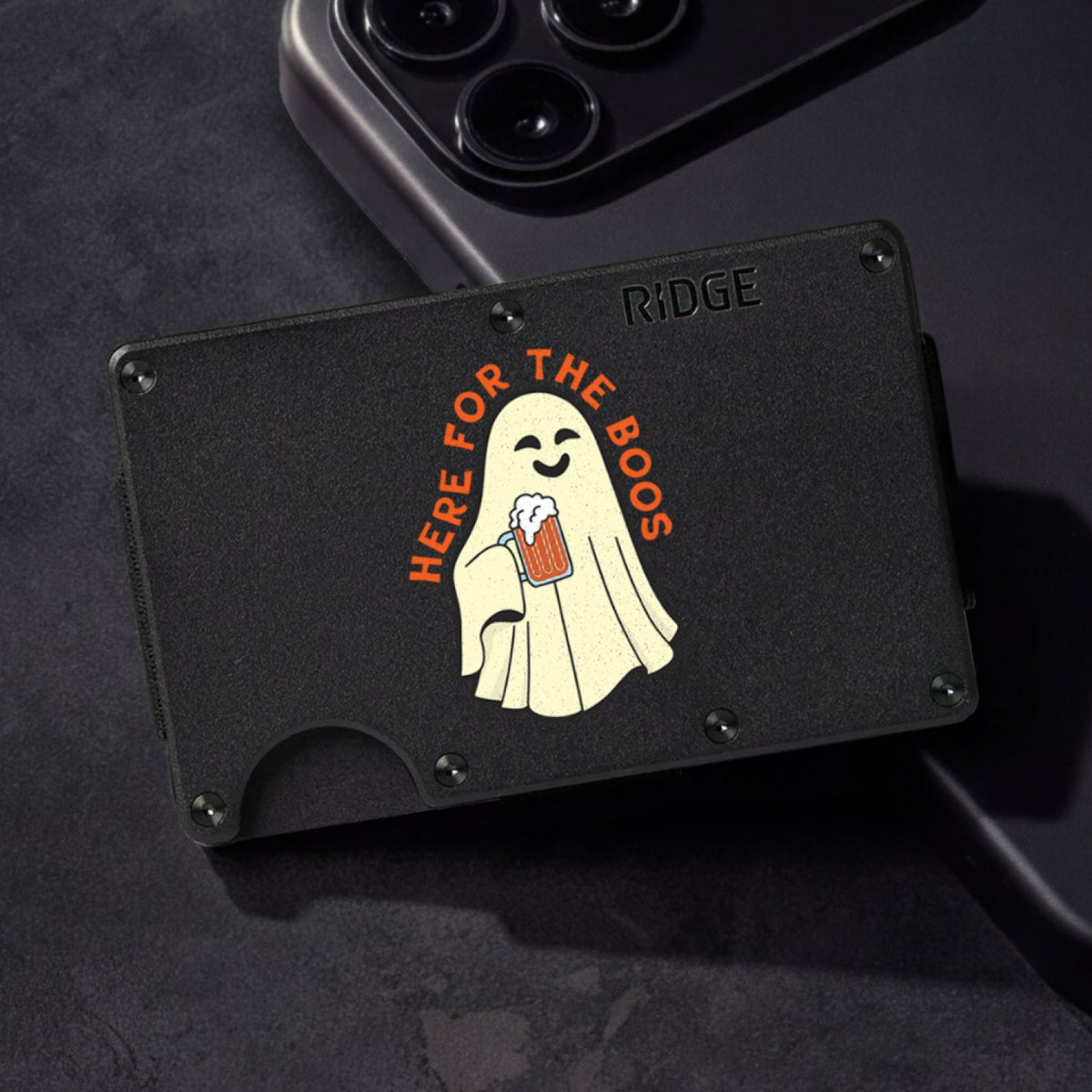 Ridge Wallet - Haunted Hops - Matte Black
