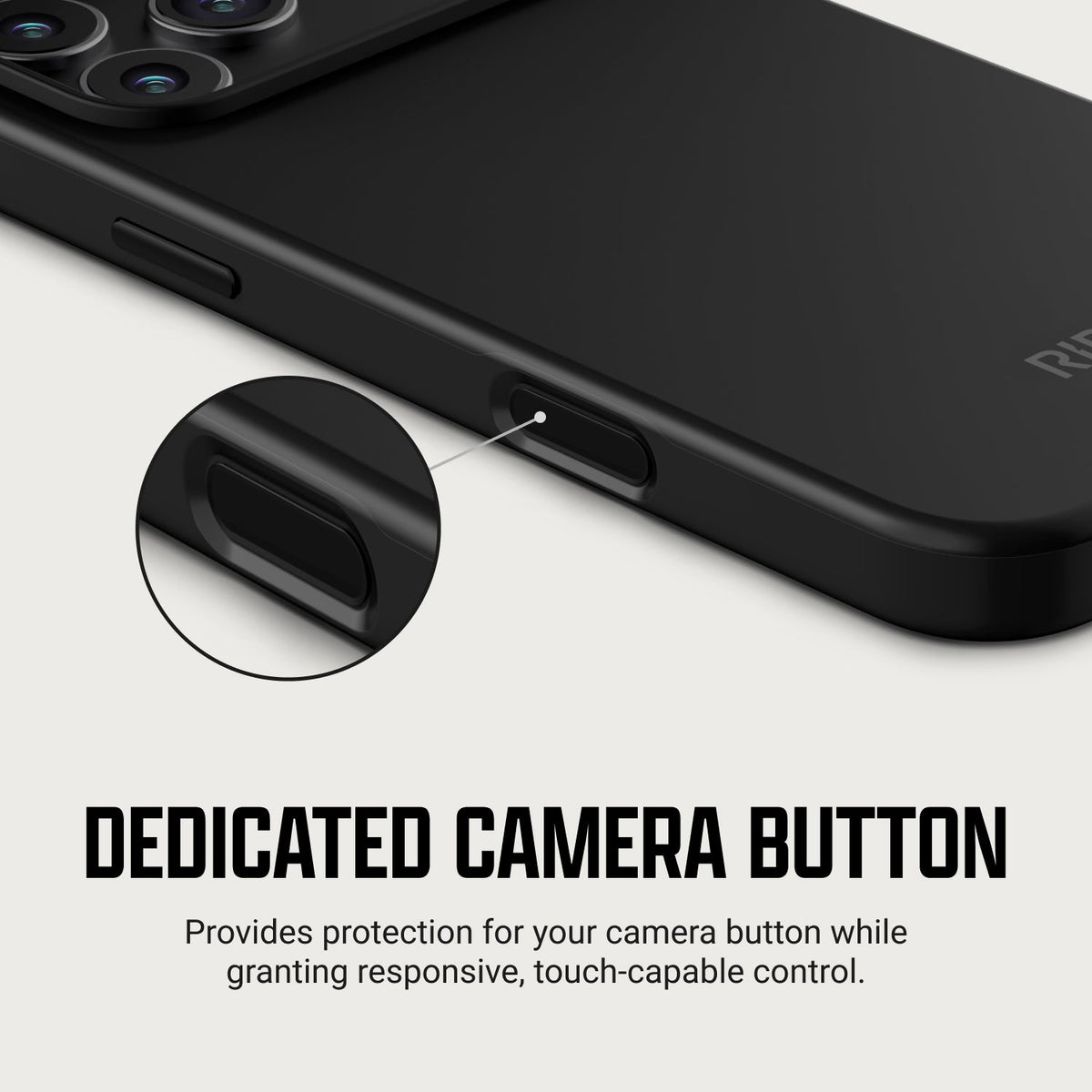 Ridge Phone Case - iPhone 18 Pro - Matte Black